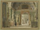 Vue du musée des antiques, au Louvre, à l'époque napoléonienne, image 3/3