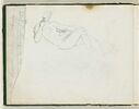 Femme, nue, mi-allongée, image 1/2