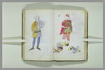 Personnage en costume du Moyen-Age ; partie de costume, image 3/4