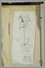 Etude de costume antique, image 2/2