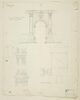 Portail du palazzo dei Diamanti et détails architectoniques ; plan d'un édifice à Ferrare, image 1/2