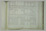 Rome : plan et façade du palais dell'Aquila, image 3/3