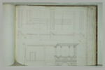 Rome : plan et façade du palais dell'Aquila, image 1/2