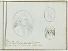 Portrait d'homme en costume Louis XVI ; jeune fille ; jeune homme, image 1/2