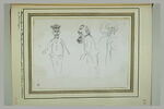 Caricature d'hommes dans l'atelier d'Ingres, image 1/2