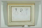 Caricature d'hommes dans l'atelier d'Ingres, image 2/2