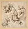 Nativité : la Vierge et l'Enfant entourés d'anges, image 1/3