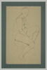 Jeune femme demi nue, assise, image 2/2