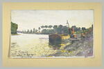 La Seine à Athis en 1903, image 2/3