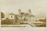 Vue de la Villa Médicis à Rome, côté jardin, image 1/2