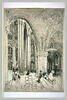 La cathédrale de Bourges : l'abside, les fenêtres hautes et le triforium, image 2/2