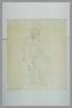 Figure aux cheveux hirsutes et reprise partielle de l'hercule du recto, image 2/2