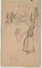 Figures et voiture attelée dans une rue, image 1/2