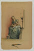 Femme allaitant un enfant et notes manuscrites en bas, image 1/2
