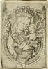 Sainte Vierge tenant l'enfant Jésus dans ses bras, image 1/2