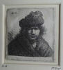Rembrandt en bonnet de fourrure inégale, image 1/2