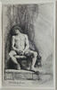 Homme nu assis, image 1/2