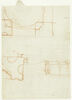 Croquis architecturaux : plan et monument commémoratif, image 3/3
