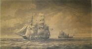 Steamer Défiance et équipage composé de 48 hommes sauvés par le capitaine H. Broutelle commandant le navire Léonie de Nantes, image 2/2