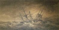 Sauvetage de 15 hommes de l'équipage du navire Jea-Baptiste par le capitaine H. Broutelle commandant le navire Léonie de Nantes, 18 mars 1867, image 2/2