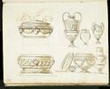 Etudes de vases et d'urnes funéraires, image 1/2