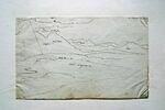 Croquis d'un paysage montagneux et annotations de couleur, image 2/2