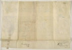 Certificat de réception à l'Académie de Guillaume II Coustou (1716-1777), image 2/2