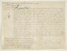 Brevet de garde des sculptures accordé à Guillaume II Coustou (1716-1777), image 1/2