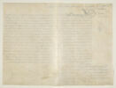 Brevet de garde des sculptures accordé à Guillaume II Coustou (1716-1777), image 2/2