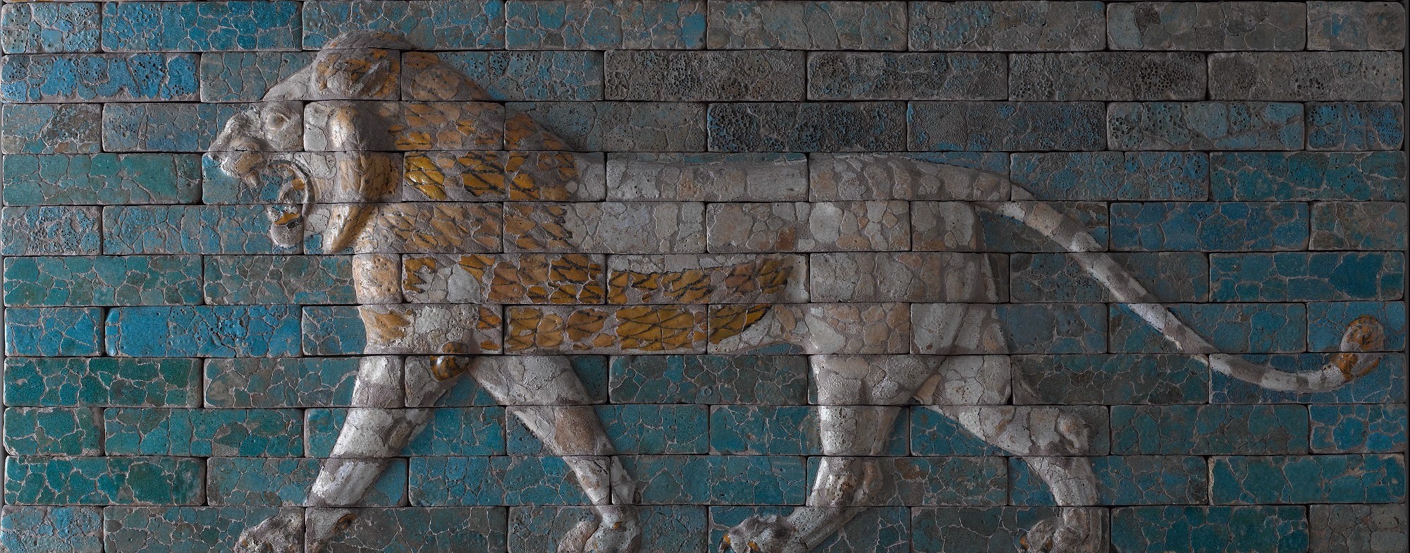 Panneau briques  Lion